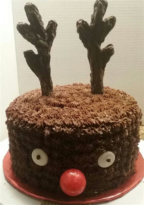 Reindeer Chocolate Cake