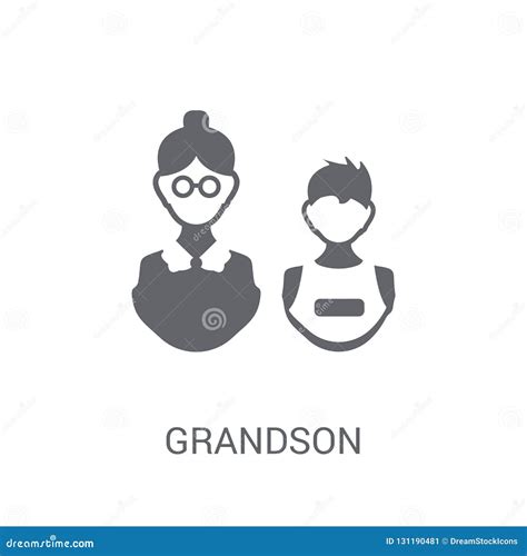 Grandson Icon. Trendy Grandson Logo Concept on White Background Stock ...