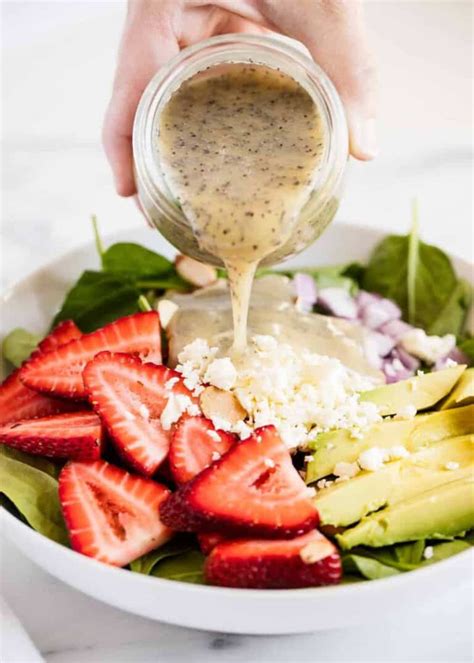 Creamy Poppy Seed Dressing (5 ingredients!) - I Heart Naptime