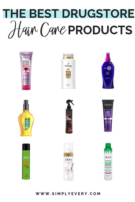 The Best Drugstore Hair Care Products - Simply Every