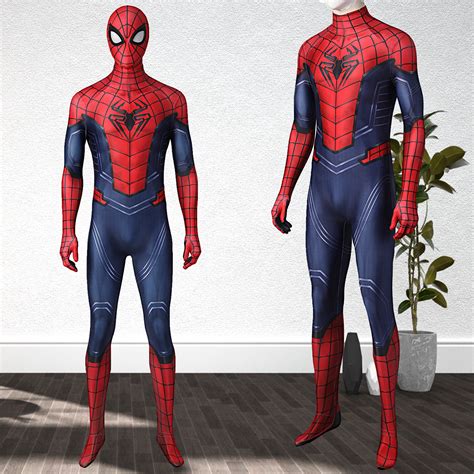 PS4 Spider-Man Costume Full Collection Set Captain America Kids Halloween Christmas Party ...