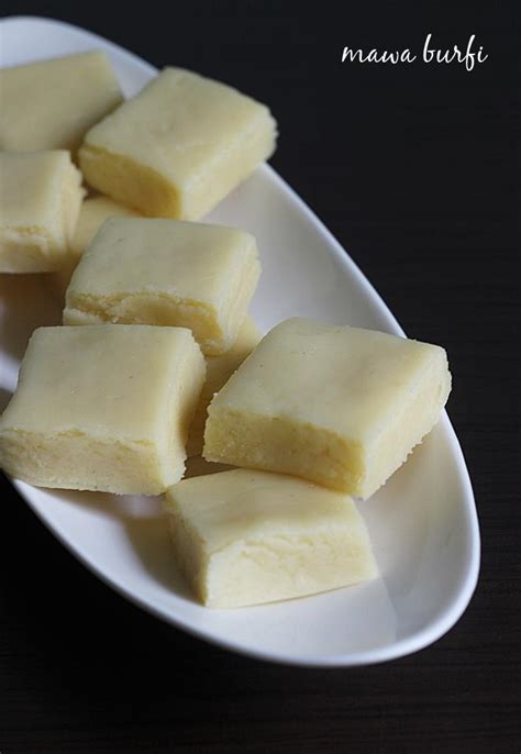 Mawa barfi recipe - Swasthi's Recipes