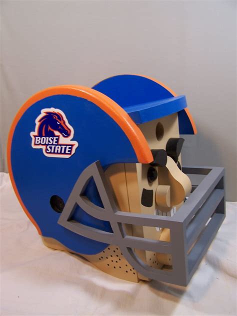 Football Helmet Bird House Boise State