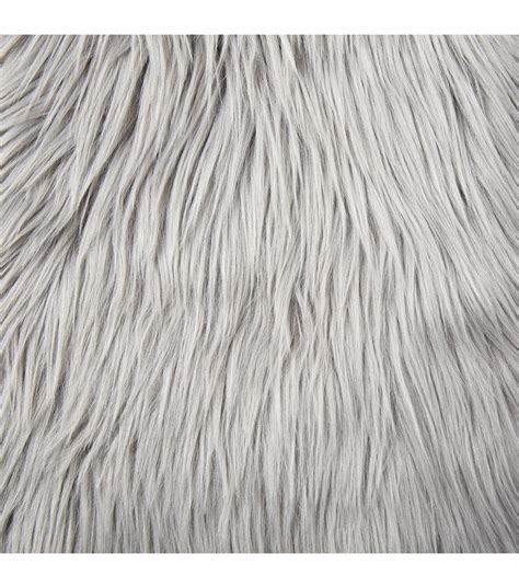 Fashion Faux Husky Fur Fabric 57"-Grey | JOANN