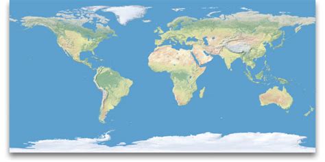 Physical Map Of Earth - United States Map States District