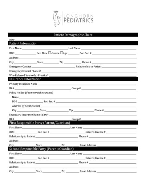 Printable Patient Demographic Form: Complete with ease | airSlate SignNow