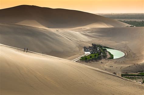 Dunhuang Crescent Lake Gansu China Stock Photo - Download Image Now - iStock