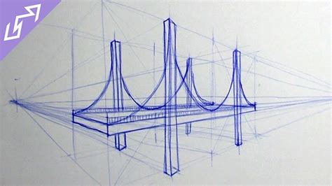 Bridge Perspective Drawing at GetDrawings | Free download