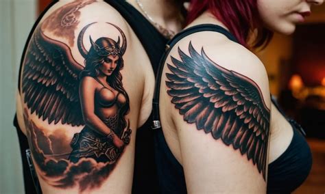 Angel And Devil Tattoo Meaning: Exploring The Symbolism Behind This ...