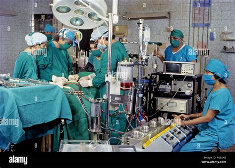 Indian hospital, heart lung machine, open heart surgery ...