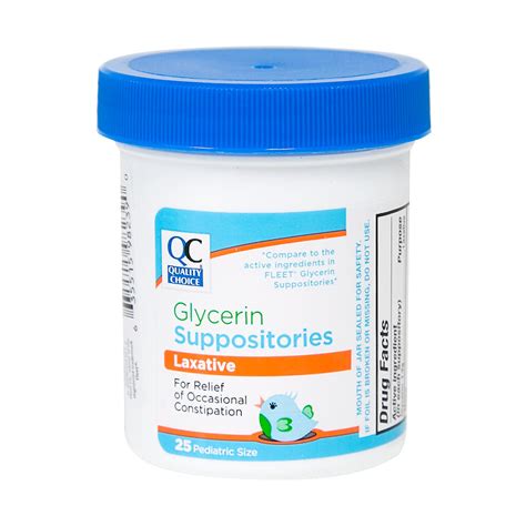 Glycerin Suppositories Pediatric Rx Pro Inc. Partners in Quality ...