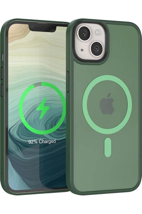 Matte Green iPhone 12/12Pro Case with MagSafe - Protect your iPhone in style