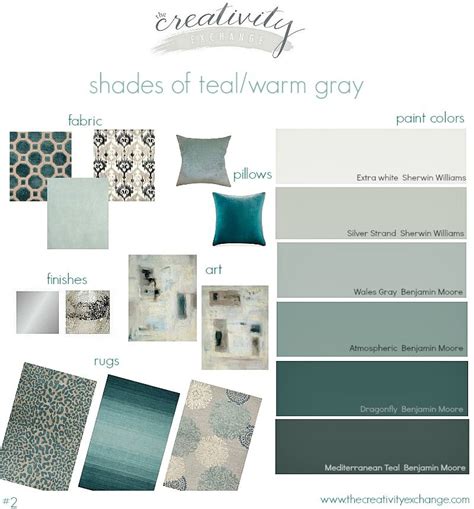 Shades of Teal and Warm Gray {Moody Monday #2} | Teal living rooms, Paint colors for living room ...