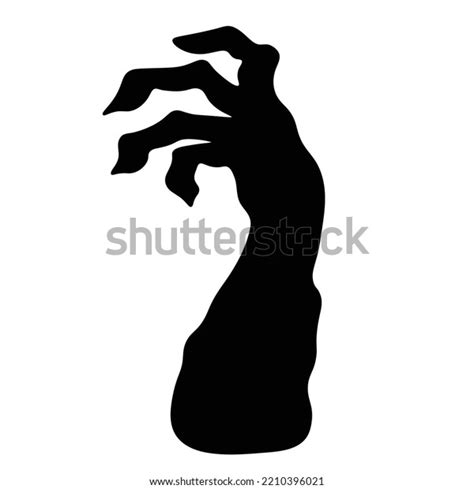 Zombie Arm Icon Vector Illustration Zombie Stock Vector (Royalty Free ...