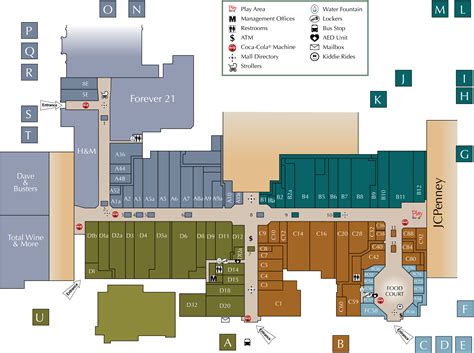 Directory Westfield Valley Fair Map