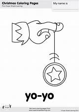 Yo yo Coloring Page  Super Simple sketch template