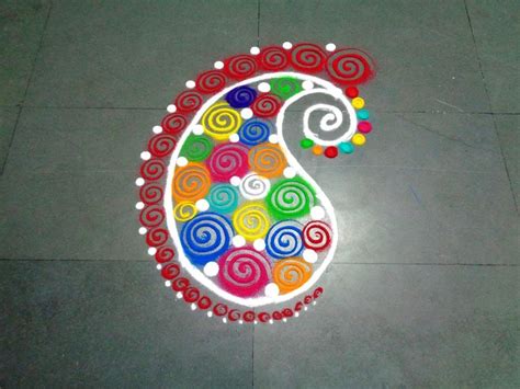 30+ Easy & Creative Rangoli Designs for Kids - Kids Art & Craft