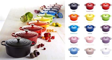 Le Creuset color combinations | Le creuset colors, Le creuset, Le ...