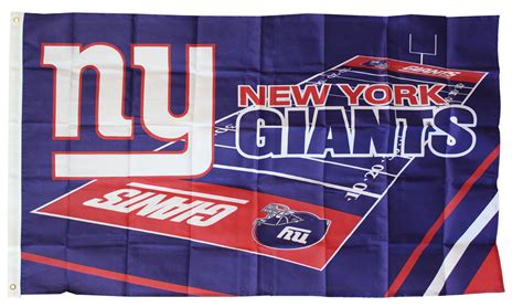 Buy New York Giants - 3' x 5' NFL Polyester Flag (Field Design) | Flagline