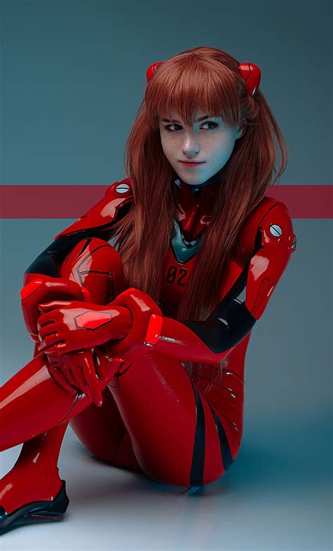 1280x2120 Evangelion Asuka Anime Girl Cosplay iPhone 6+ HD 4k Wallpapers, Images, Backgrounds ...