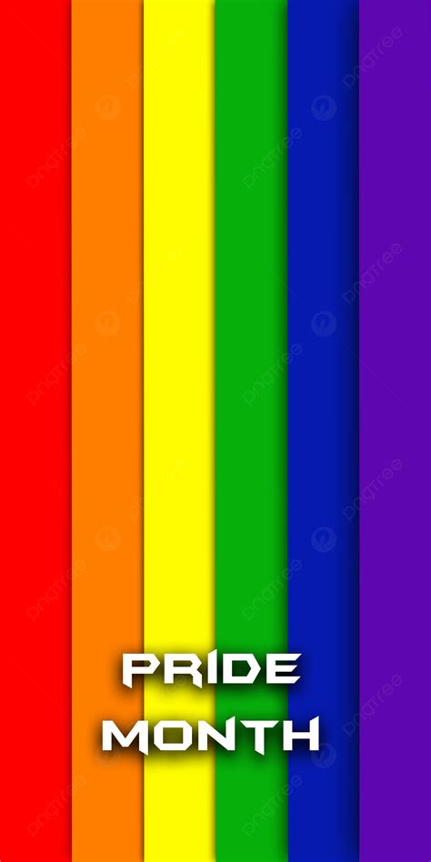 Seven Color Pride Month Background Image, Colorful Background, Pride ...