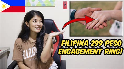 A Filipina isn't Happy with the 299 peso ENGAGEMENT RING ...