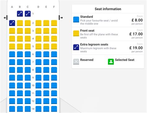 Seating Chart 737 Max 8
