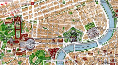 Map of Vatican City