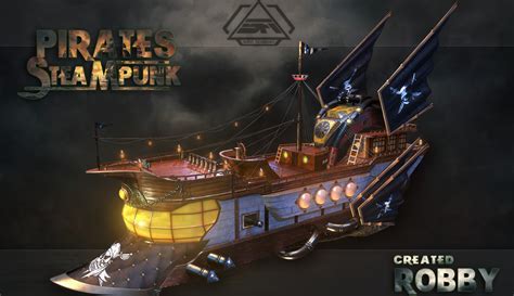 ArtStation - SHIP Pirates Steampunk