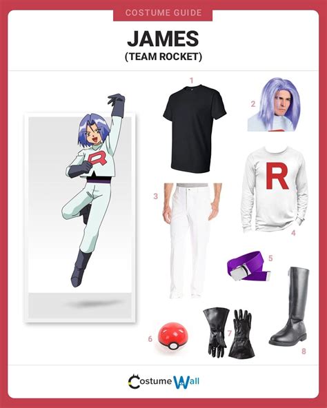 Dress Like James from Team Rocket Costume | Halloween and Cosplay Guides