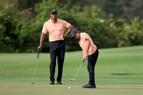 What happened at Tiger Woods and son Charlie's PNC championship debut?