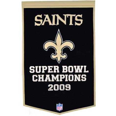 New Orleans Saints Super Bowl Championship Dynasty Banner