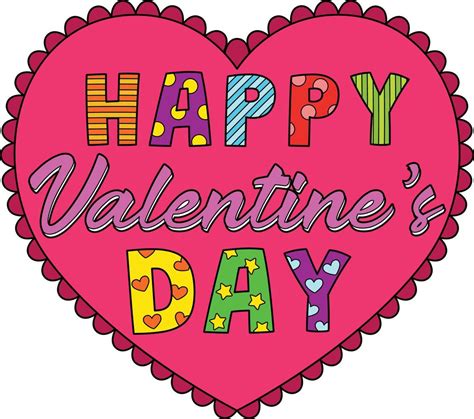 Happy Valentines Day Cartoon Colored Clipart 15529449 Vector Art at Vecteezy