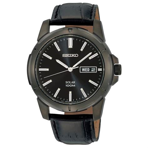 Seiko® SNE097 Solar Watch - 213096, Watches at Sportsman's Guide