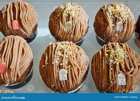 Celebration of the Chestnut Mont-Blanc Pastry at the Angelina Tea Shop in Paris Editorial Image ...