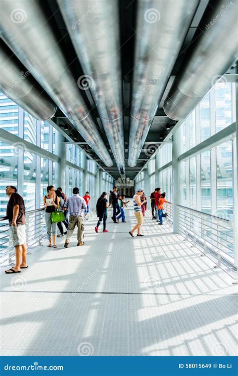 Skybridge of Petronas Towers Editorial Stock Image - Image of design ...