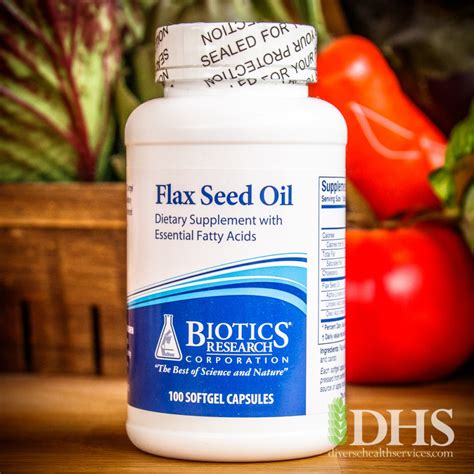 Flax Seed Oil 100C - Oils Supplements from Diverse Health Services, PLLC