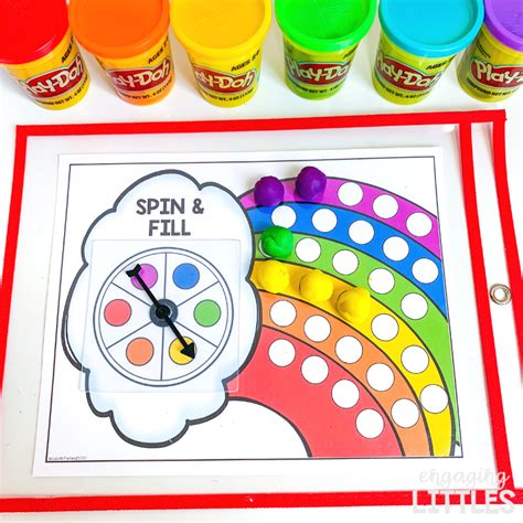 Rainbow Color Themed Centers and Activities - Engaging Littles