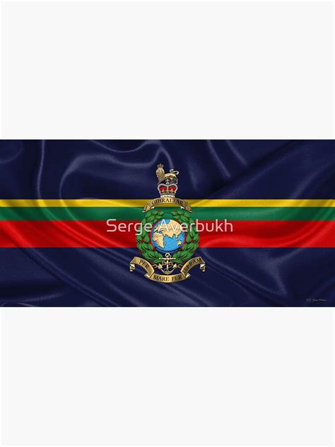 "Royal Marines - RM Badge over Royal Marine Flag" Sticker for Sale by Captain7 | Redbubble