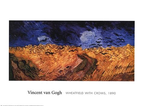 Wheatfield with Crows, c.1890 Fine Art Print by Vincent Van Gogh at ...