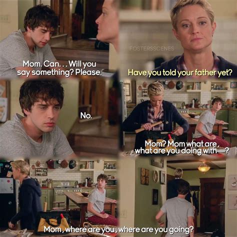 4x13-The Fosters Foster Home, Tv Quotes, The Fosters, Lesbian, Movie Tv ...