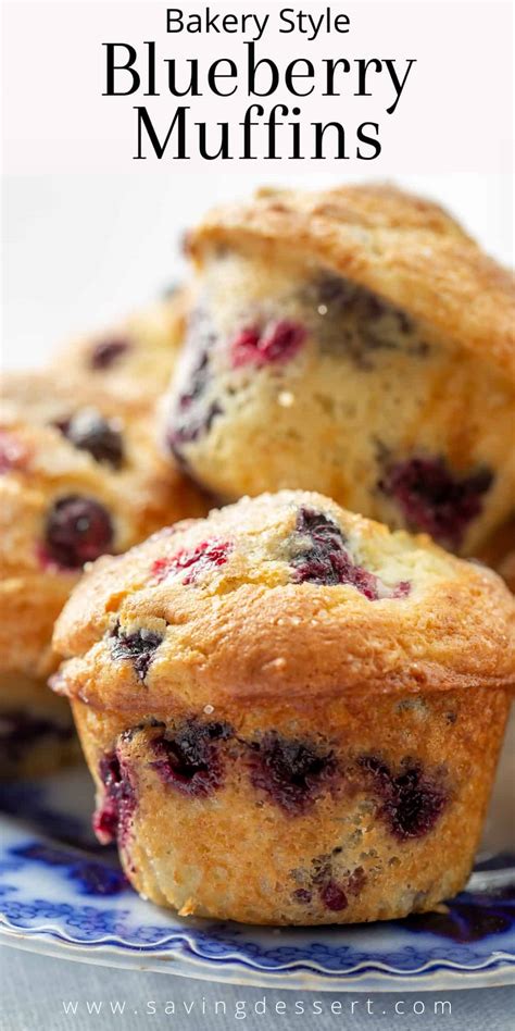 Blueberry Muffins - Saving Room for Dessert