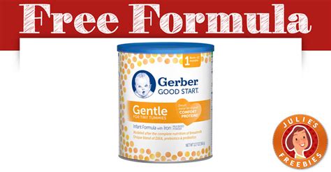 Free Gerber Good Start Formula - Julie's Freebies