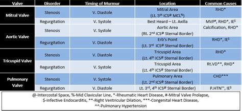 Heart Sounds – Murmurs | Epomedicine