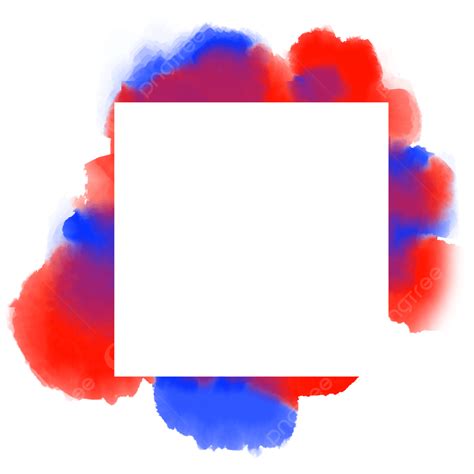 Blue Splash Abstract PNG Image, Red And Blue Watercolor Brush Splash ...