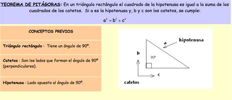 TRIÁNGULOS Y TEOREMA DE PITAGORAS