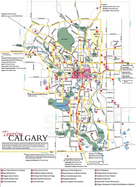 Large Calgary Maps for Free Download and Print | High-Resolution and Detailed Maps