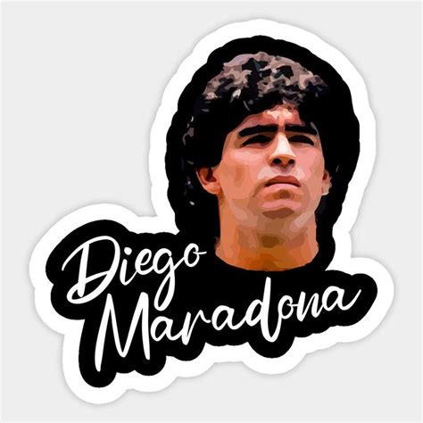 Diego Maradona by thriftjd in 2023 | Diego maradona, Stickers, Diego