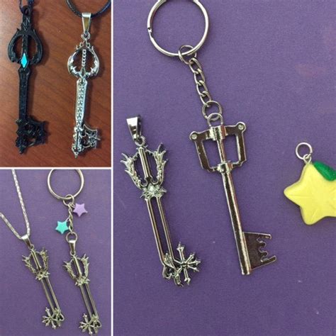 Kingdom Hearts Keyblade Necklace Kingdom Hearts Oathkeeper - Etsy