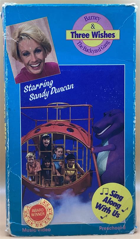 Barney - Three Wishes w/ Sandy Duncan VHS 1990 **Buy 2 Get 1 Free ...